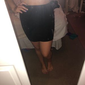 Black skirt